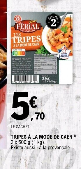 E.Leclerc Tripes à La Mode de Caen offre