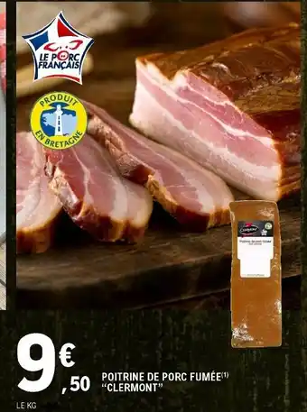 E.Leclerc Poitrine de Porc Fumée offre