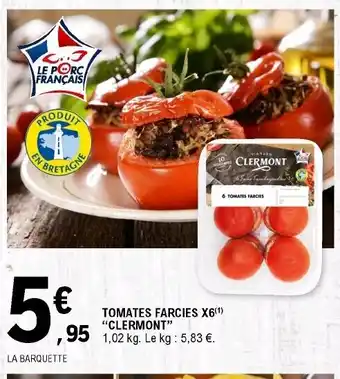 E.Leclerc Tomates Farcies x6 offre