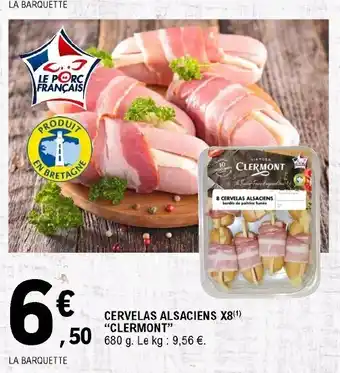 E.Leclerc Cervelas Alsaciens x8 offre
