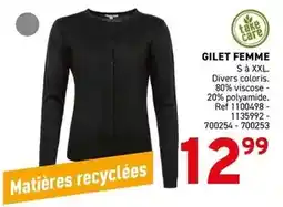 Trafic Care - gilet femme offre