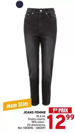 Trafic Jeans femme offre