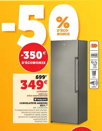 Super U Congelateur Armoire 228 L offre