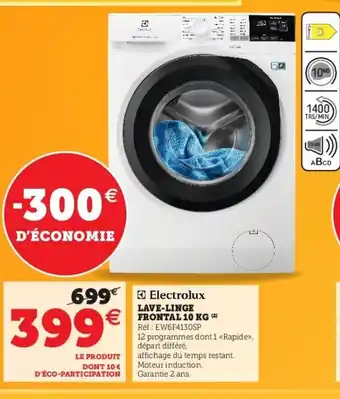 Lave-linge Frontal 10 kg