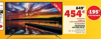Super U Téléviseur LED UHD 4K 65 offre