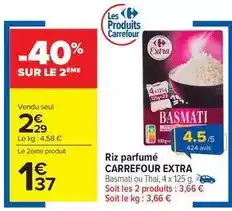 Carrefour Market Carrefour - riz parfumé extra offre