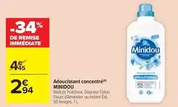 Carrefour Market Minidou - adoucissant concentré offre