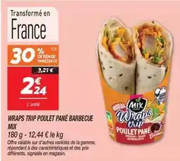 Netto Mix - wraps trip poulet pane barbecue offre