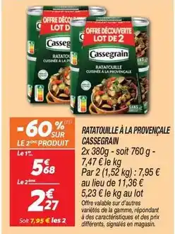 Netto Cassegrain - ratatouille a la provençale offre
