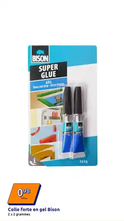 Action Colle forte en gel bison offre