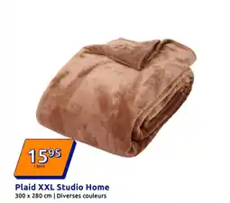 Action Plaid xxl studio home offre