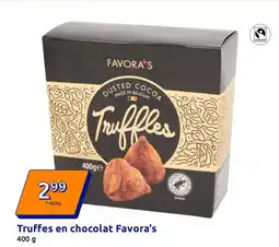 Action Truffes en chocolat favora's offre