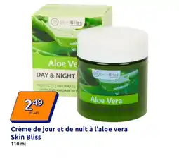 Action Crème de jour et de nuit à l'aloe vera skin bliss offre