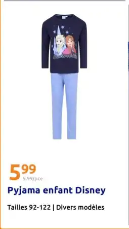 Action Pyjama enfant disney offre