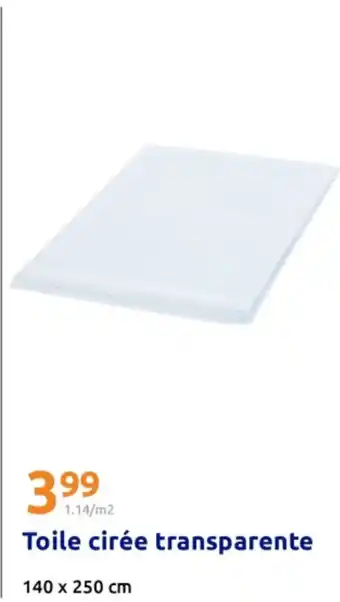 Action Toile cirée transparente offre