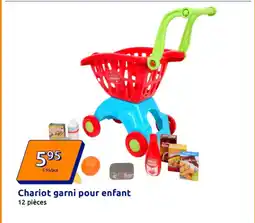 Action Chariot garni pour enfant offre