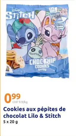 Action Cookies aux pépites de chocolat lilo & stitch offre
