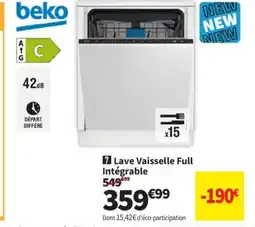 Conforama BEKO Lave vaisselle Full Intégrable offre