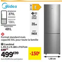 Conforama MIDEA Combiné offre