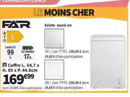 Conforama FAR Coffre offre