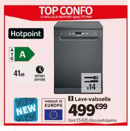Conforama HOTPOINT Lave-vaisselle offre