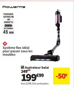 Conforama ROWENTA Aspirateur balai offre