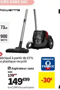Conforama ROWENTA Aspirateur sans sac offre