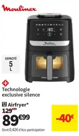 Conforama MOULINEX Airfryer offre