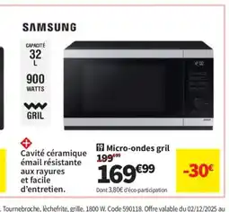Conforama SAMSUNG Micro-ondes gril offre