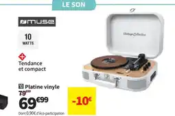 Conforama MUSE Platine vinyle offre