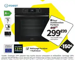 Conforama INDESIT Four multifonction Pyrolyse offre