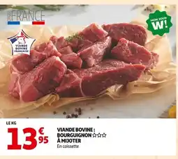 Auchan Viande bovine: bourguignon a mijoter offre