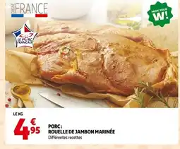 Auchan Porc: rouelle de jambon marinée offre