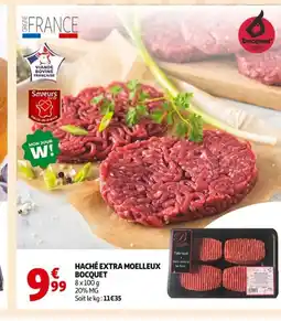 Auchan Haché extra moelleux bocquet offre