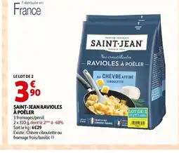 Auchan SAINT-JEAN Ravioles à poêler offre