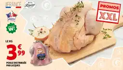 Auchan Par licques poule distribuée par licques offre