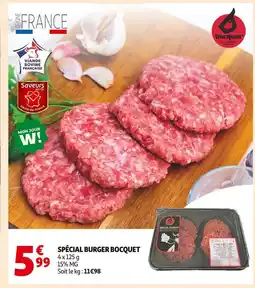 Auchan Bocquet spécial burger offre