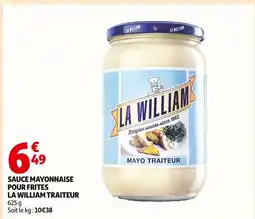Auchan La william sauce mayonnaise pour frites offre