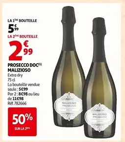 Auchan Malizioso prosecco doc extra dry offre