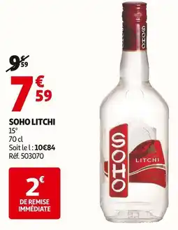 Auchan Soho litchi offre