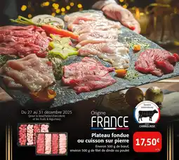Colruyt Plateau fondue ou cuisson sur pierre offre
