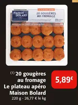 Colruyt Maison bolard 20 gougères au fromage le plateau apéro offre