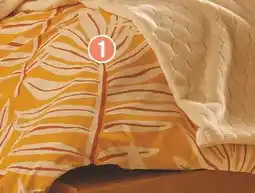 Intermarché Domedia parure housse de couette + 2 taies d'oreillers excursion offre