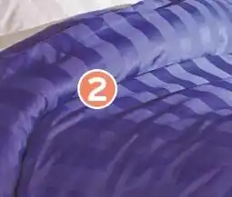 Intermarché Domedia parure housse de couette + 2 taies d'oreillers jacquard offre
