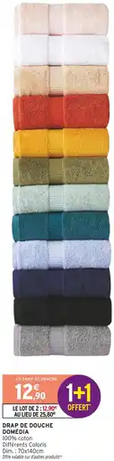 Intermarché Domédia drap de douche offre