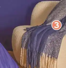 Intermarché Domedia 3 plaid effet mohair offre