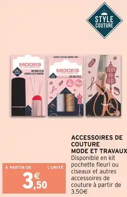 Intermarché Style couture accessoires de couture mode et travaux offre