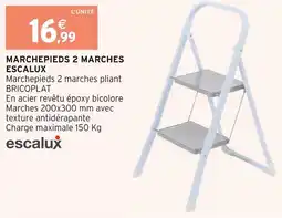 Intermarché Escalux marchepieds 2 marches offre