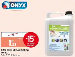 Intermarché Onyx eau déminéralisée 5 l offre
