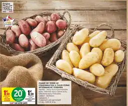 Intermarché Intermarché terroirs pomme de terre de consommation à chair ferme offre